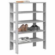 Schoenenrek 61x32x87,5 cm bewerkt hout grijs