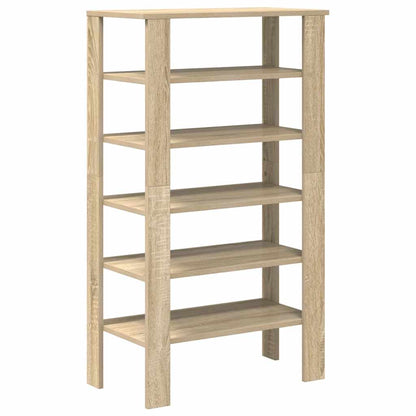 Schoenenrek 61x32x105 cm bewerkt hout sonoma eikenkleurig