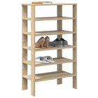 Schoenenrek 61x32x105 cm bewerkt hout sonoma eiken