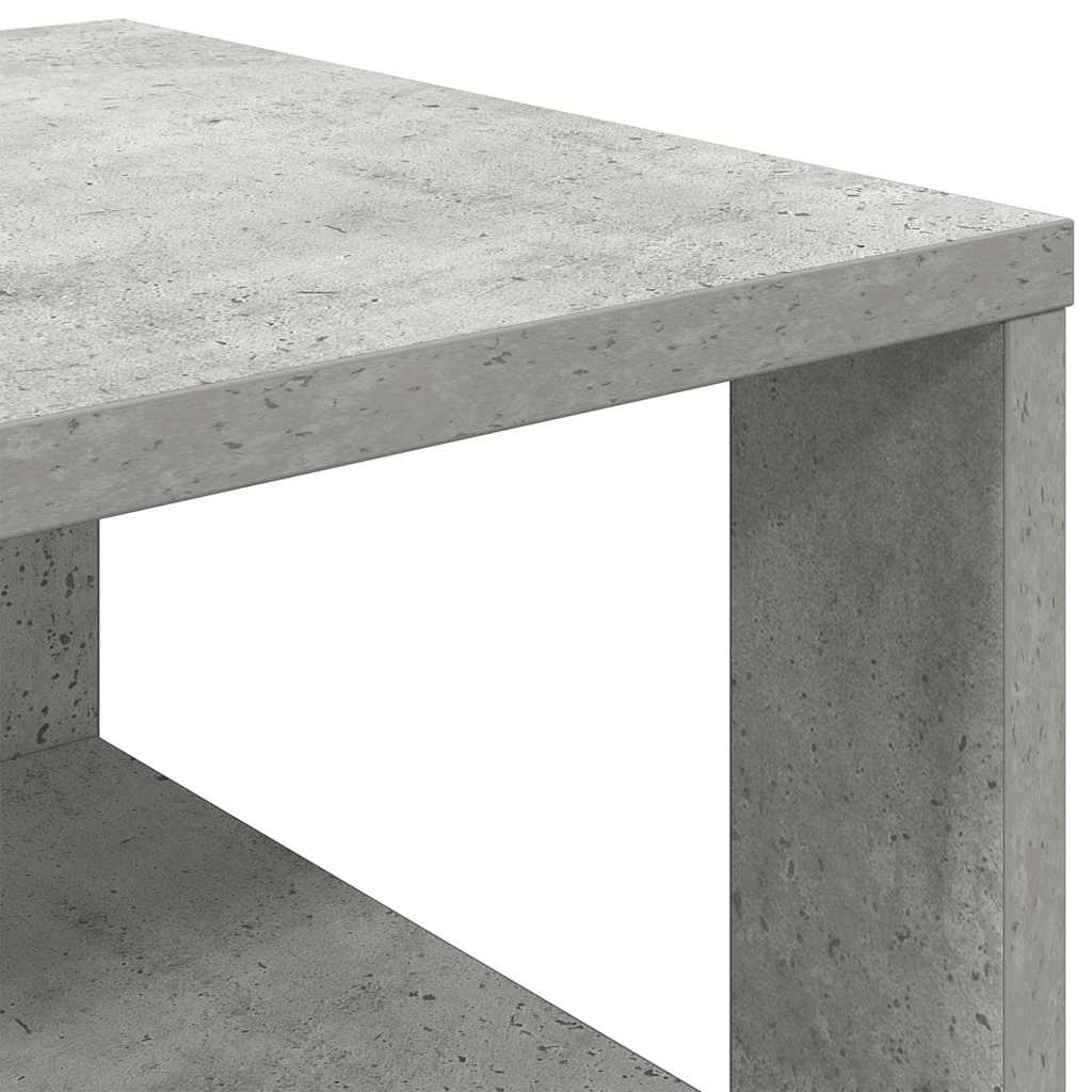 Schoenenrek 61x32x105 cm bewerkt hout betongrijs