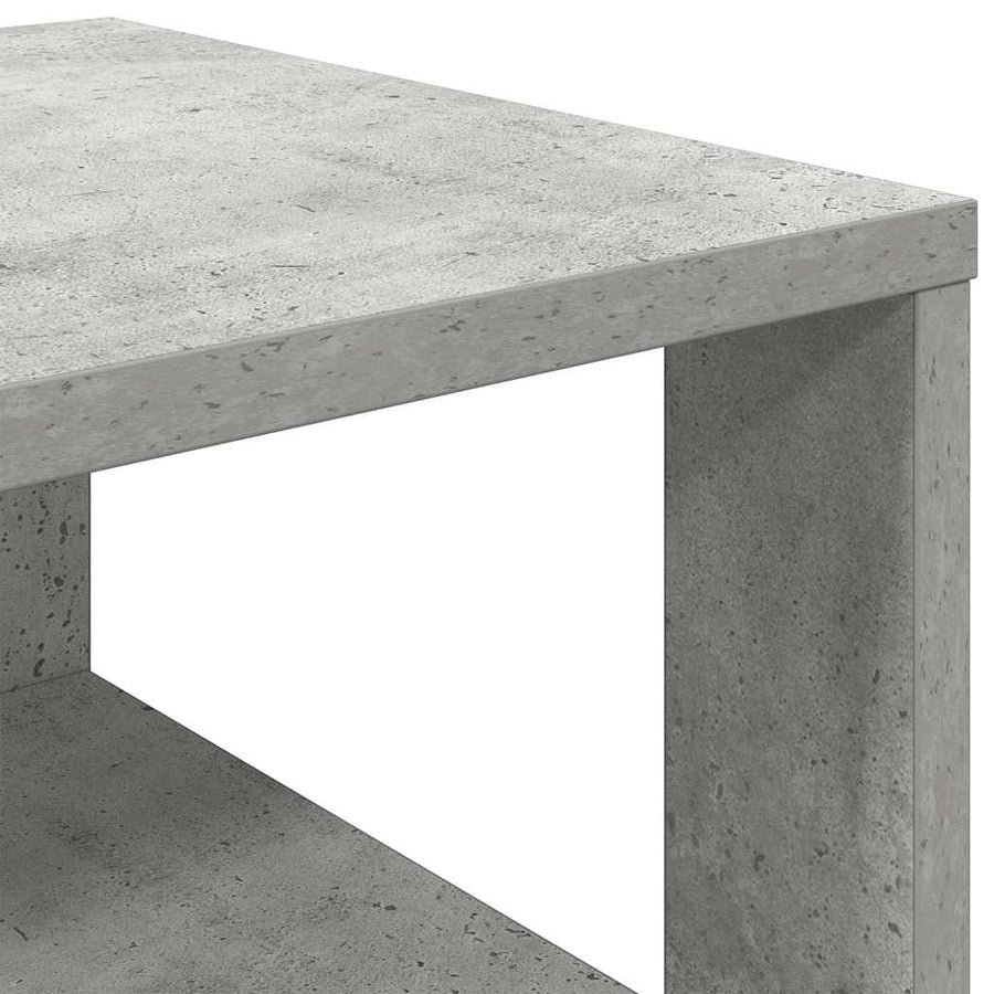Schoenenrek 61x32x105 cm bewerkt hout betongrijs