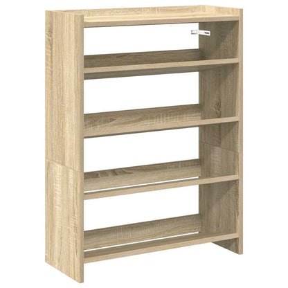 Schoenenrek 80x25x61,5 cm bewerkt hout sonoma eikenkleurig