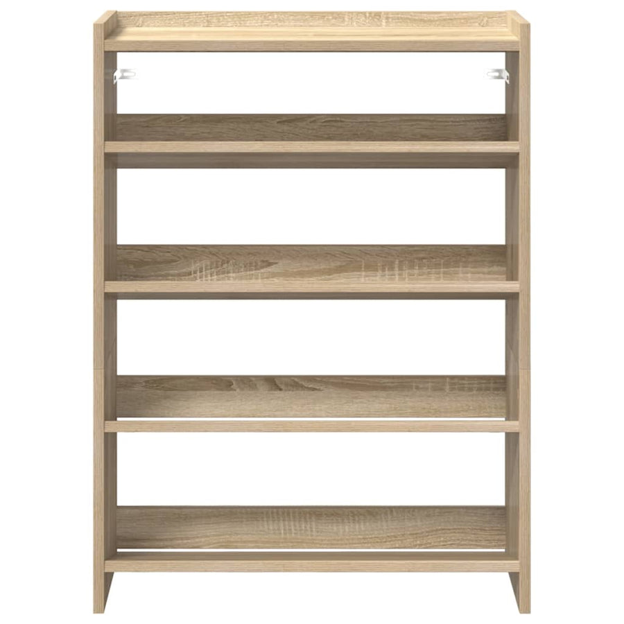 Schoenenrek 80x25x61,5 cm bewerkt hout sonoma eikenkleurig
