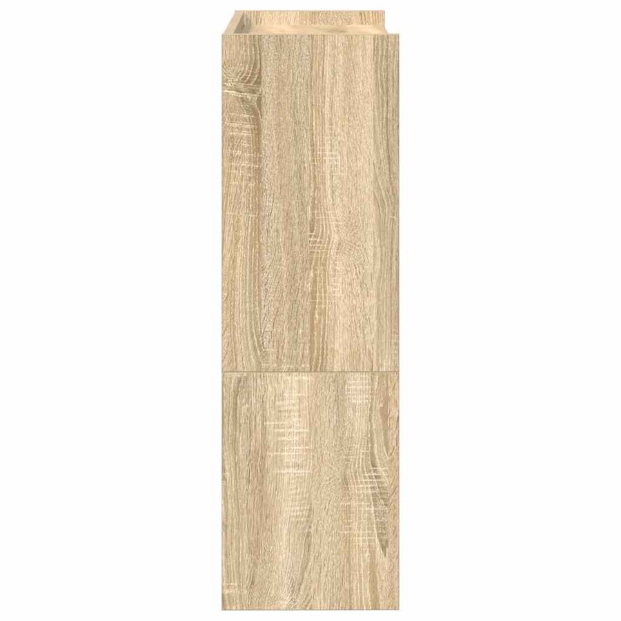 Schoenenrek 80x25x61,5 cm bewerkt hout sonoma eikenkleurig