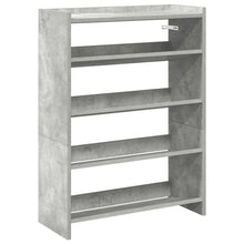 Schoenenrek 80x25x61,5 cm bewerkt hout betongrijs