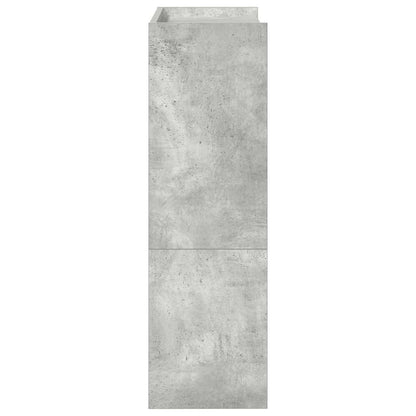 Schoenenrek 80x25x61,5 cm bewerkt hout betongrijs