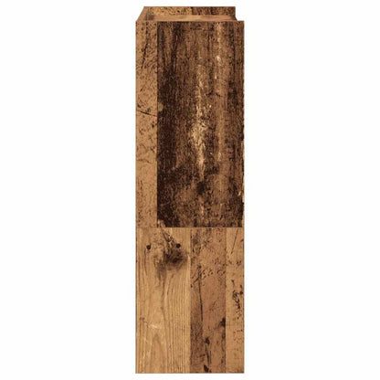 Schoenenrek 80x25x61,5 cm bewerkt hout oud houtkleurig