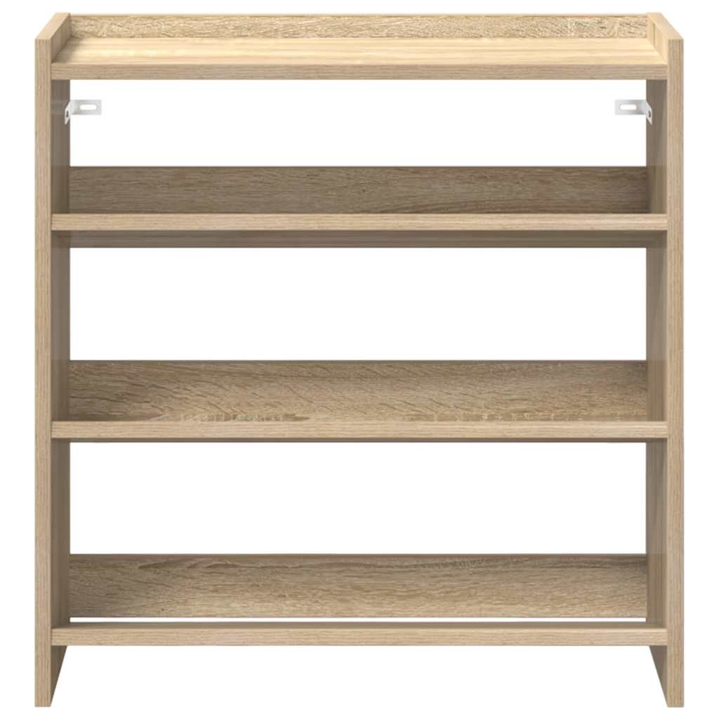 Schoenenrek 60x25x62 cm bewerkt hout sonoma eikenkleurig