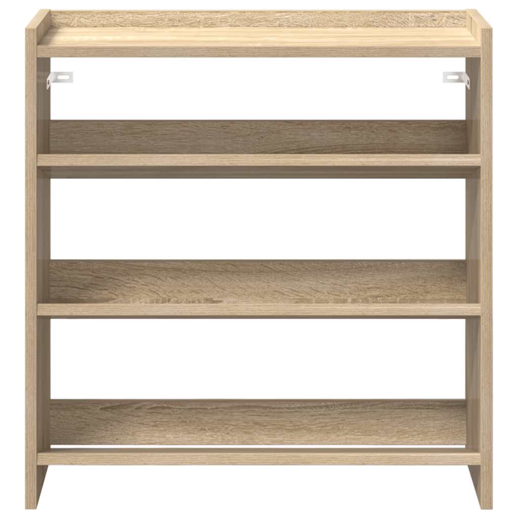 Schoenenrek 60x25x62 cm bewerkt hout sonoma eikenkleurig