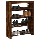 Shoe rack 60x25x62 cm engineered wood smoked oak look