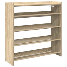 Schoenenrek 80x25x81 cm bewerkt hout sonoma eikenkleurig