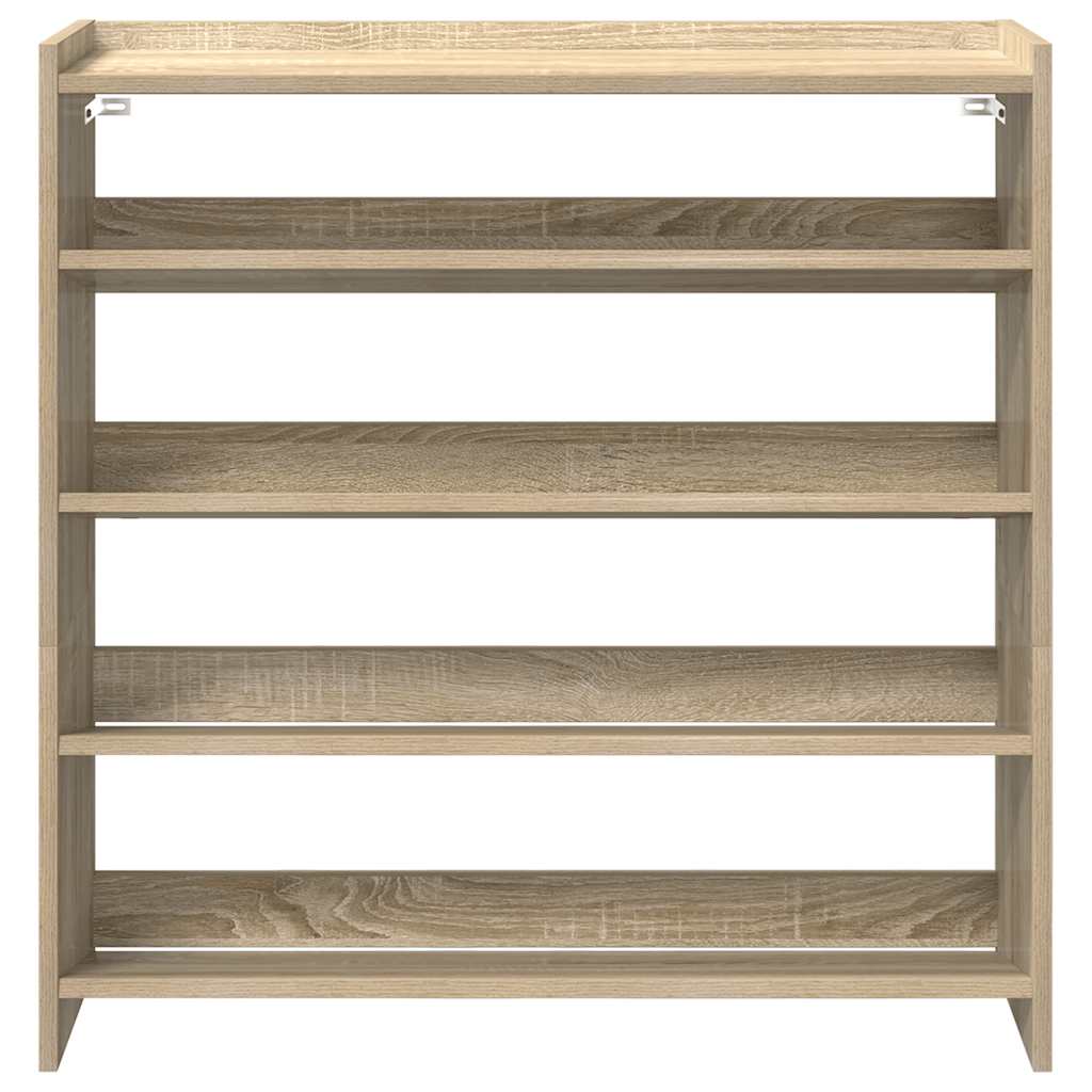 Schoenenrek 80x25x81 cm bewerkt hout sonoma eikenkleurig