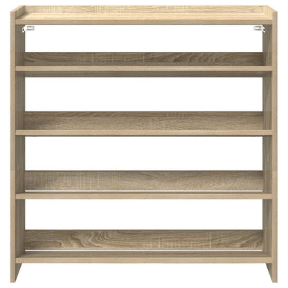 Schoenenrek 80x25x81 cm bewerkt hout sonoma eikenkleurig