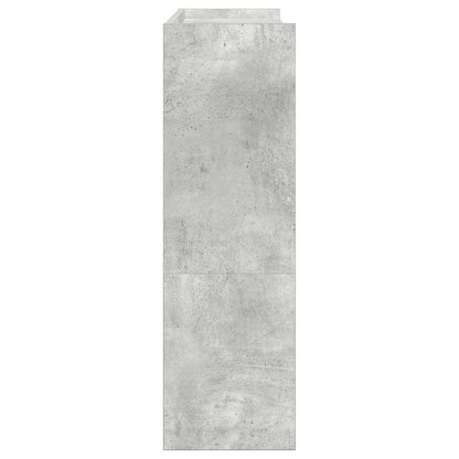 Schoenenrek 80x25x81 cm bewerkt hout betongrijs