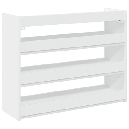 Schoenenrek 80x25x61,5 cm bewerkt hout wit