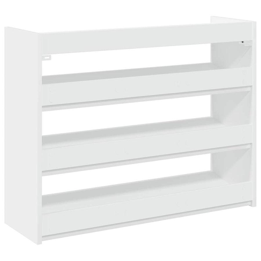 Schoenenrek 80x25x61,5 cm bewerkt hout wit