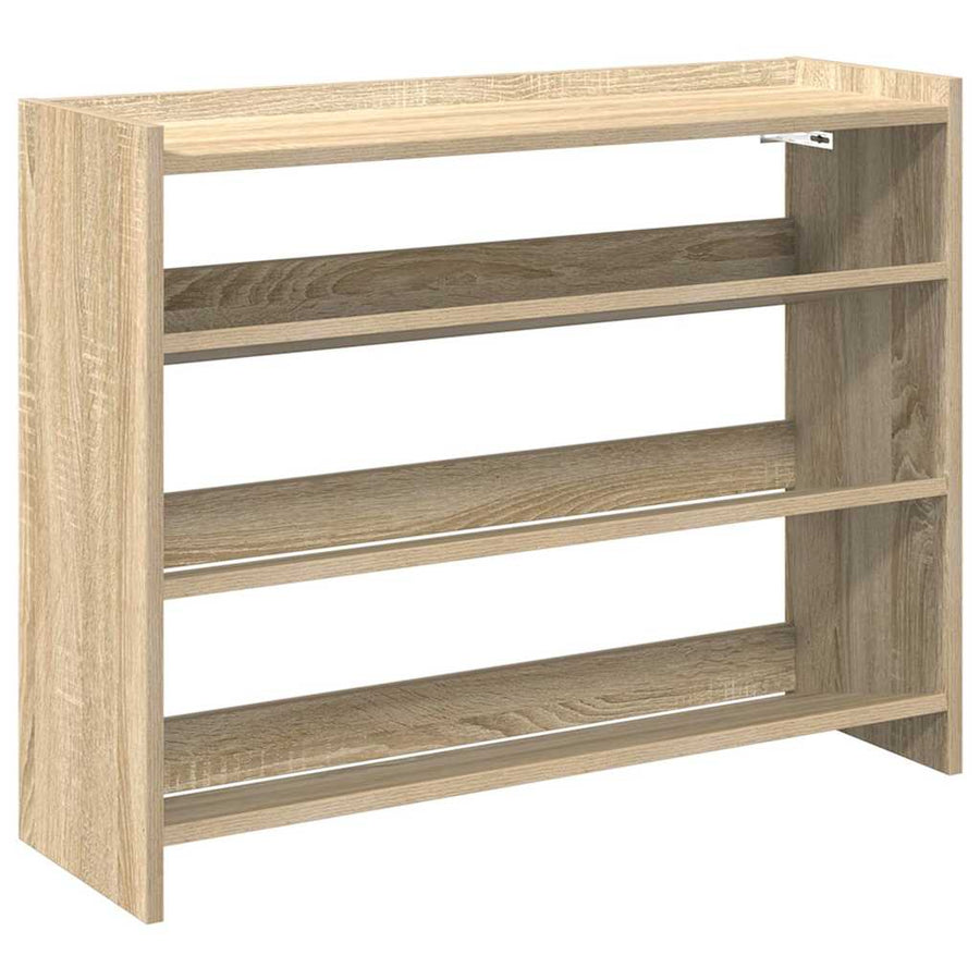 Schoenenrek 80x25x61,5 cm bewerkt hout sonoma eikenkleurig