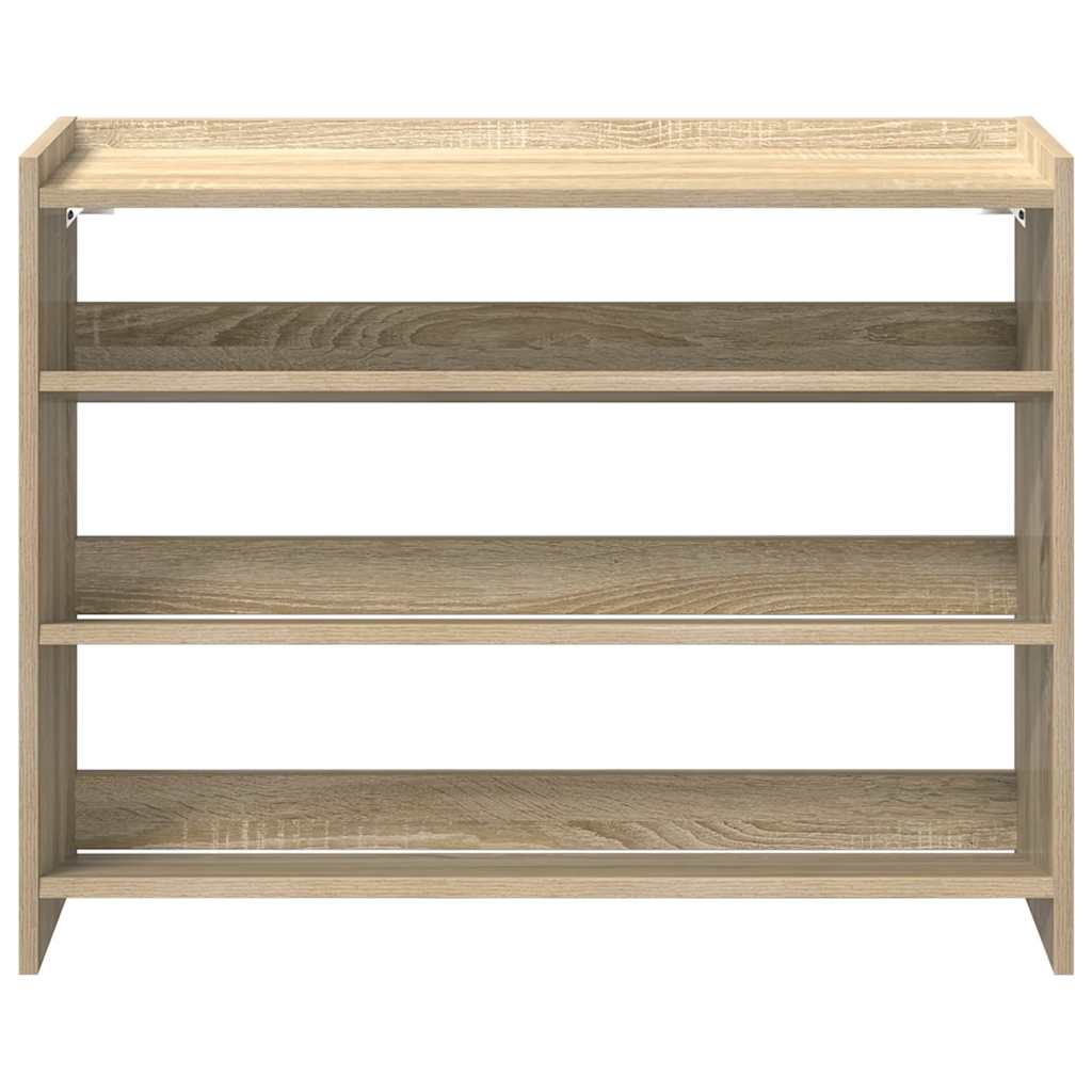 Schoenenrek 80x25x61,5 cm bewerkt hout sonoma eikenkleurig