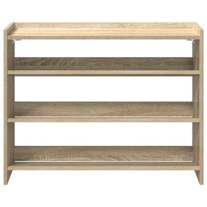 Schoenenrek 80x25x61,5 cm bewerkt hout sonoma eikenkleurig
