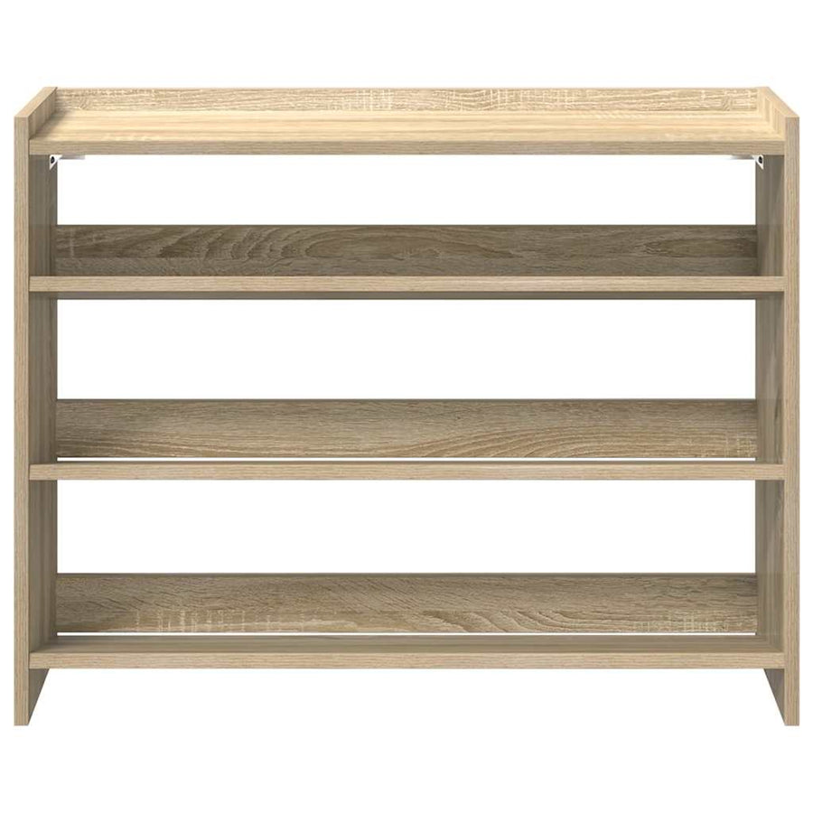 Schoenenrek 80x25x61,5 cm bewerkt hout sonoma eikenkleurig