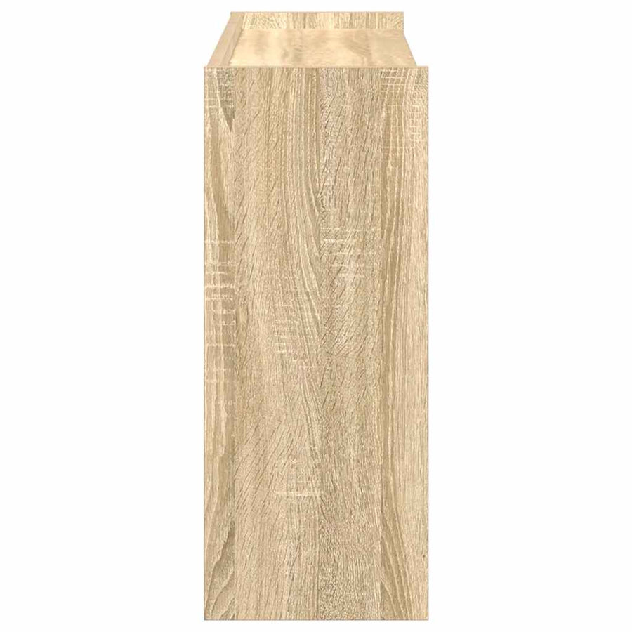 Schoenenrek 80x25x61,5 cm bewerkt hout sonoma eikenkleurig