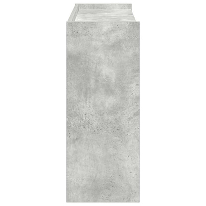 Schoenenrek 80x25x61,5 cm bewerkt hout betongrijs