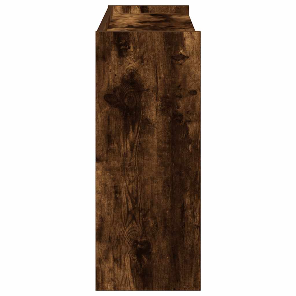 Schoenenrek 80x25x61,5 cm bewerkt hout gerookt eikenkleurig
