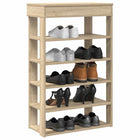 Schoenenrek 60x30x98 cm bewerkt hout sonoma eiken