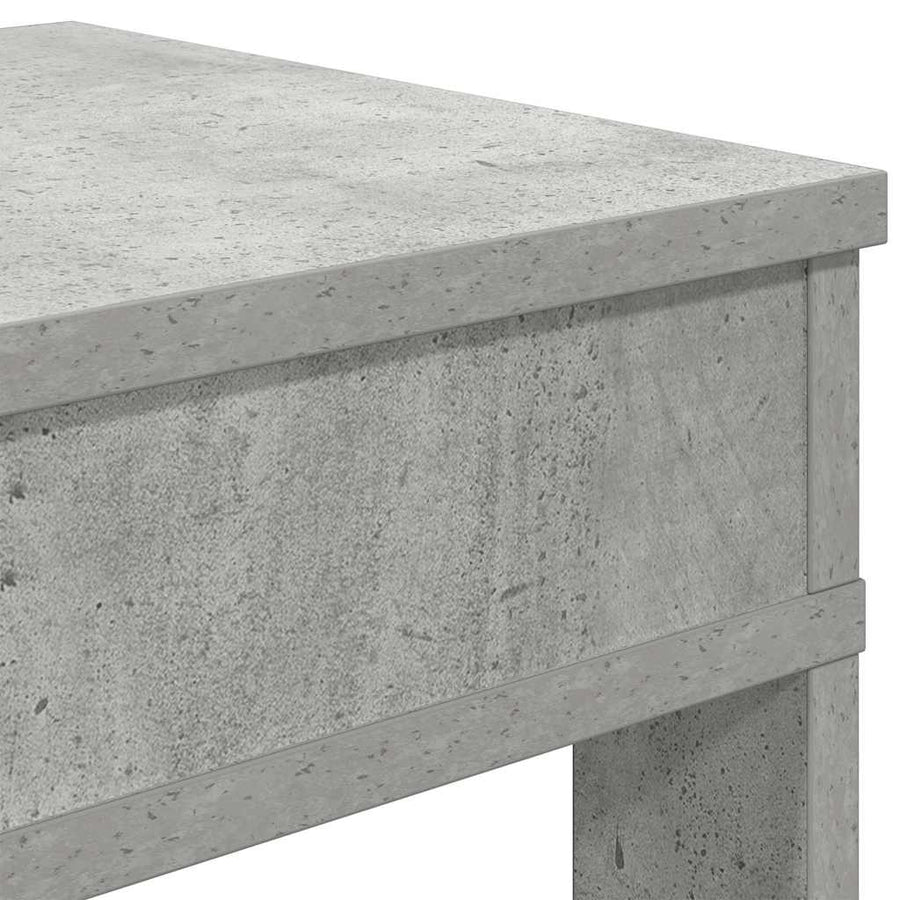 Schoenenrek 60x30x98 cm bewerkt hout betongrijs
