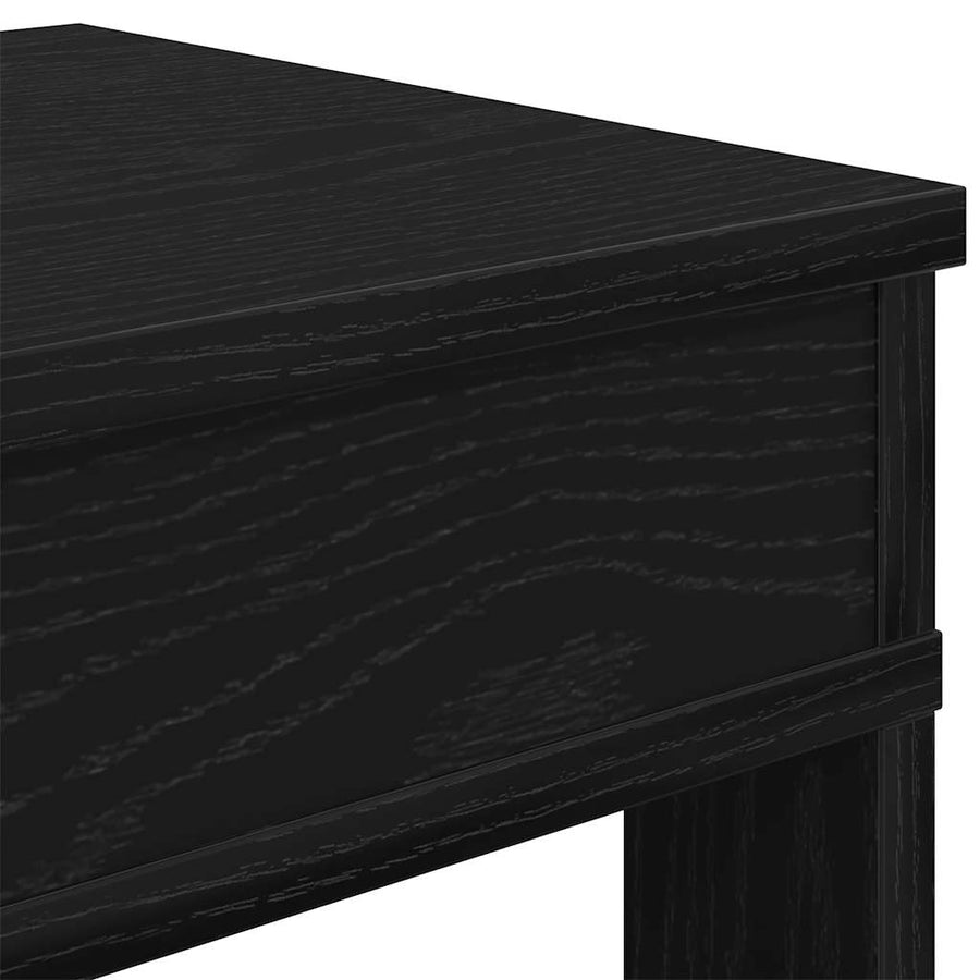 Schoenenrek 80x30x98 cm bewerkt hout zwart