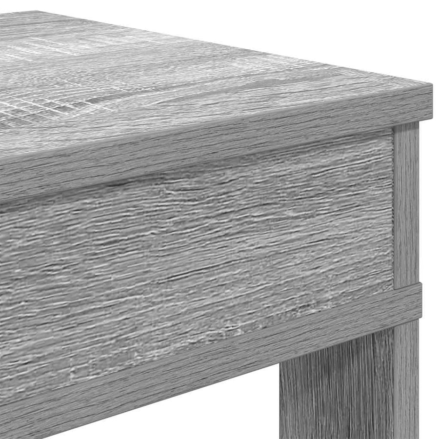 Schoenenrek 80x30x98 cm bewerkt hout grijs sonoma