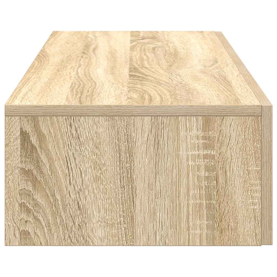 Wandschap met lades 60x26,5x15cm bewerkt hout sonoma eikenkleur