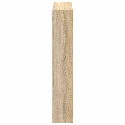 Wandschap kubus 12 vakken bewerkt hout sonoma eikenkleurig