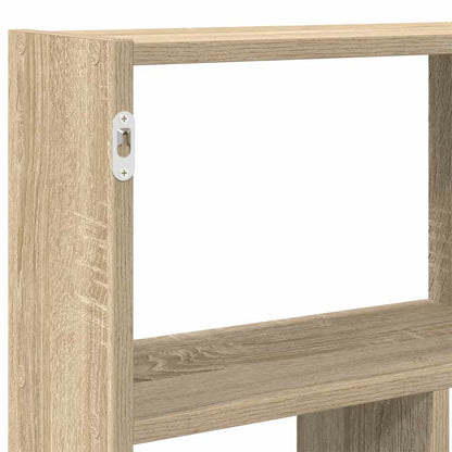 Wandschap kubus 12 vakken bewerkt hout sonoma eikenkleurig
