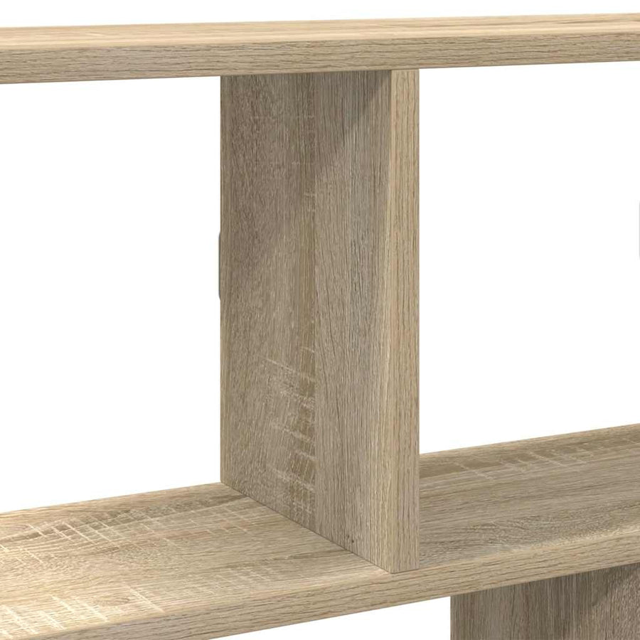 Wandschap kubus 12 vakken bewerkt hout sonoma eikenkleurig