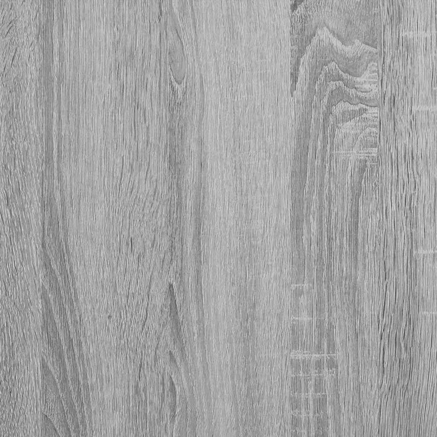 Wandschappen 2 st 75x16,5x16,5 cm bewerkt hout grijs sonoma