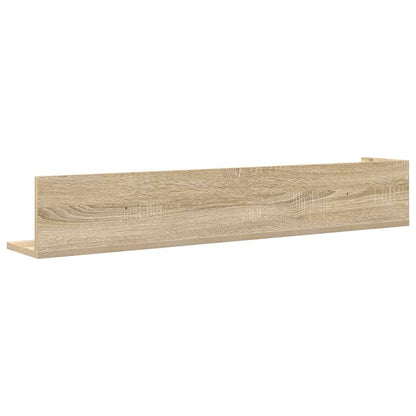 Wandschappen 2 st 100x16,5x16,5 cm bewerkt hout sonoma eiken