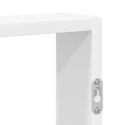 Wandschap 43x9x60 cm bewerkt hout wit