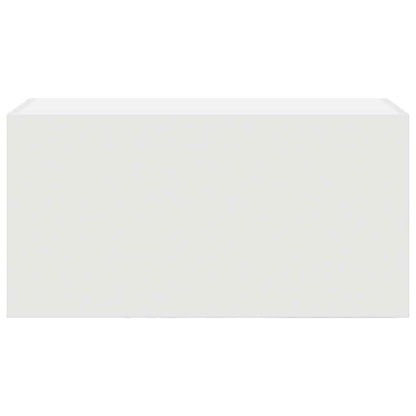 Badkamerwandkast 60x25x30 cm bewerkt hout wit