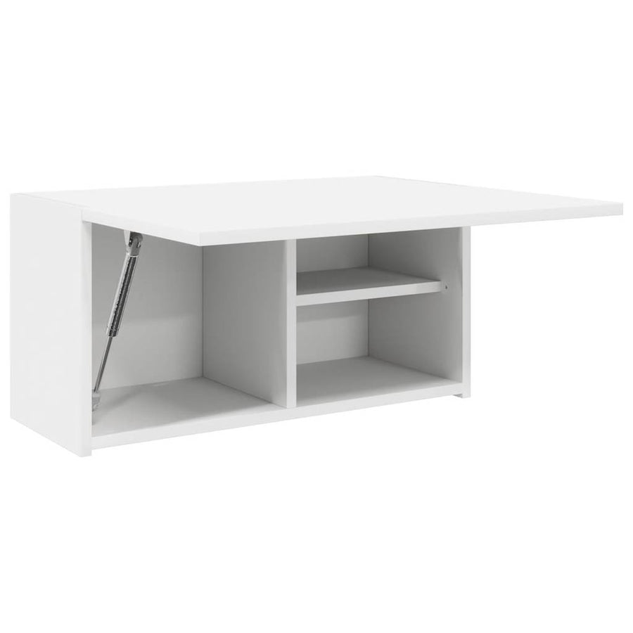 Badkamerwandkast 60x25x30 cm bewerkt hout wit