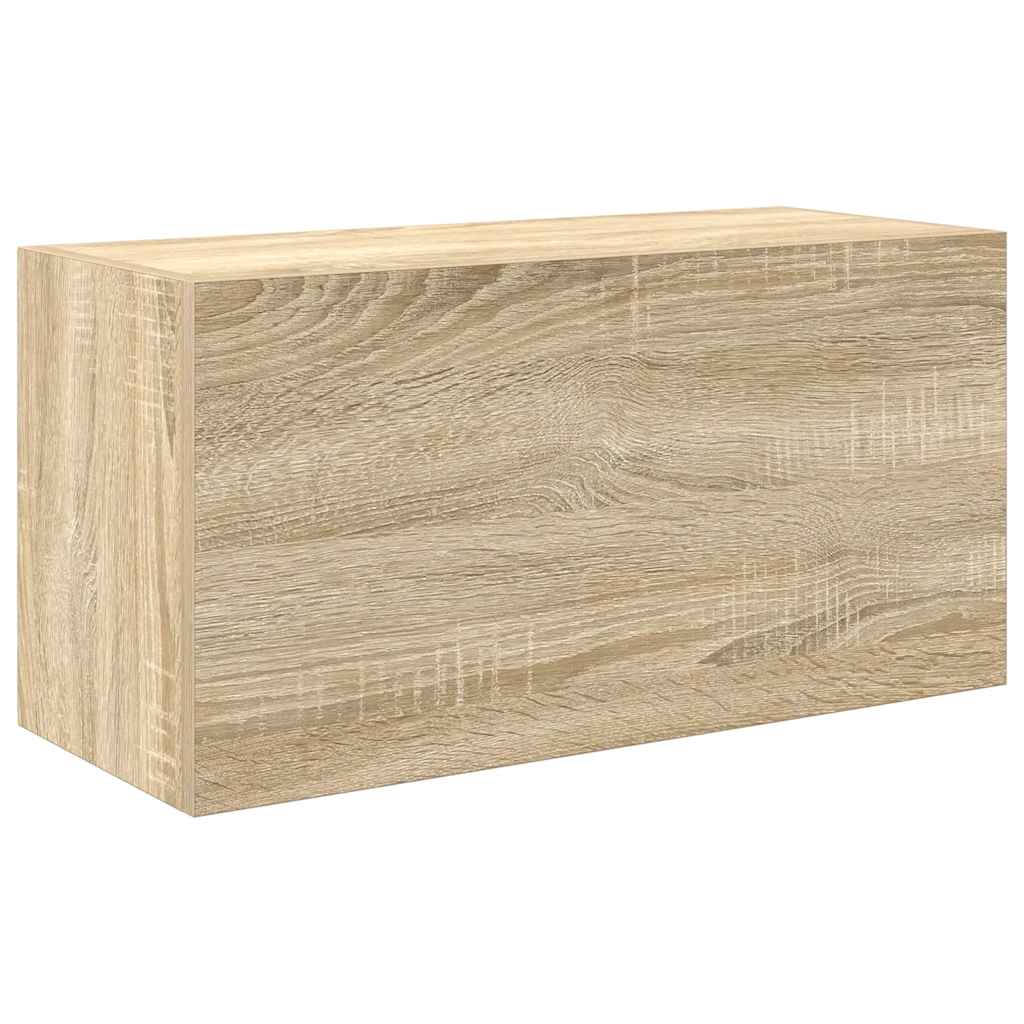 Badkamerwandkast 60x25x30 cm bewerkt hout sonoma eikenkleurig
