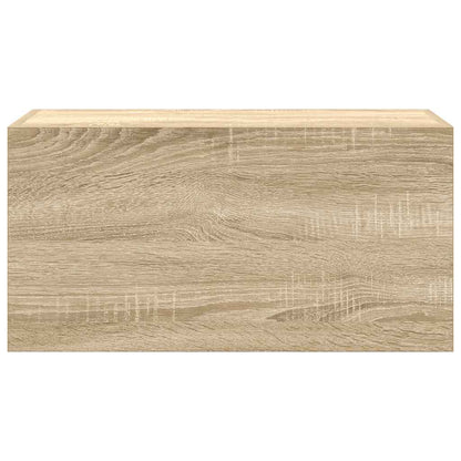 Badkamerwandkast 60x25x30 cm bewerkt hout sonoma eikenkleurig