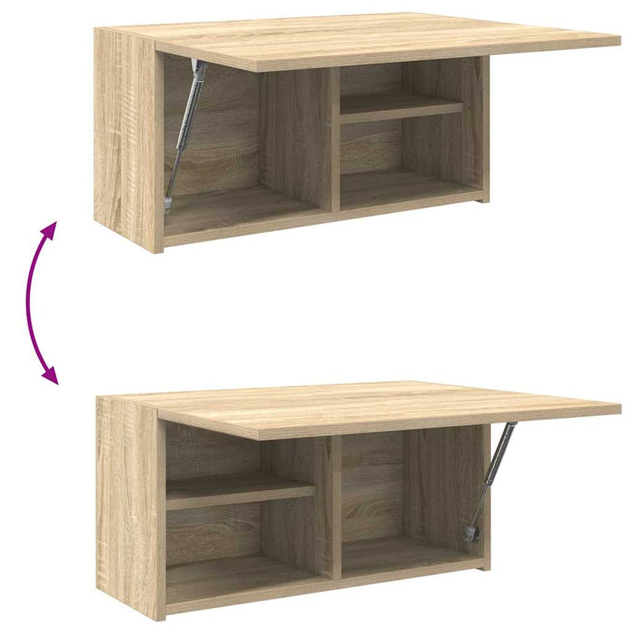 Badkamerwandkast 60x25x30 cm bewerkt hout sonoma eikenkleurig