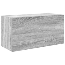 Badkamerwandkast 60x25x30 cm bewerkt hout grijs sonoma eiken