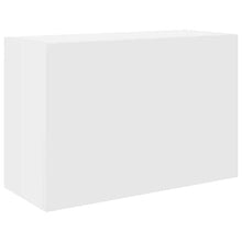 Badkamerwandkast 60x25x40 cm bewerkt hout wit