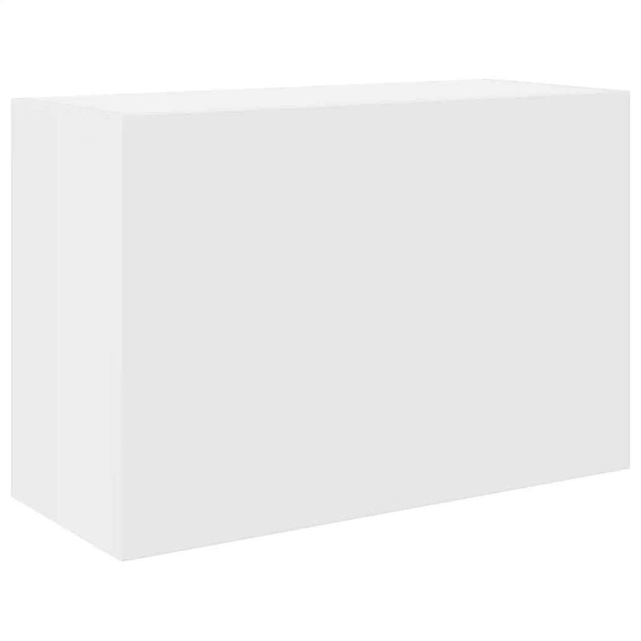 Badkamerwandkast 60x25x40 cm bewerkt hout wit