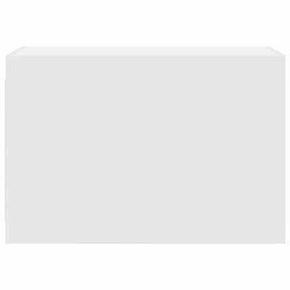 Badkamerwandkast 60x25x40 cm bewerkt hout wit