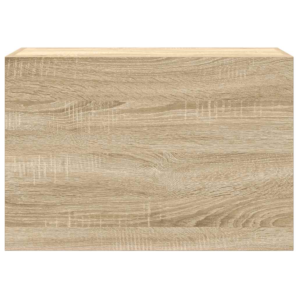 Badkamerwandkast 60x25x40 cm bewerkt hout sonoma eikenkleurig
