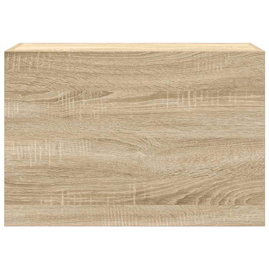Badkamerwandkast 60x25x40 cm bewerkt hout sonoma eikenkleurig