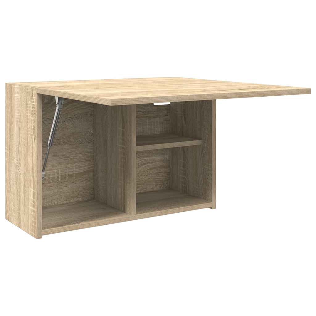 Badkamerwandkast 60x25x40 cm bewerkt hout sonoma eikenkleurig